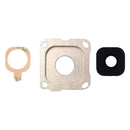 10 PCS Back Camera Bezel & Lens Cover with Sticker for Galaxy A8 (2016) / A810(Gold)