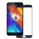 For Meizu MX5 Front Screen Outer Glass Lens(Black)