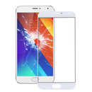 For Meizu PRO 5 / MX5 Pro Front Screen Outer Glass Lens(White)