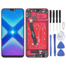 LCD Screen and Digitizer Full Assembly with Frame for Huawei Honor 8X (Red)