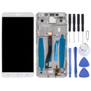 LCD Screen and Digitizer Full Assembly with Frame for Asus ZenFone 3 Laser ZC551KL Z01BD(White)