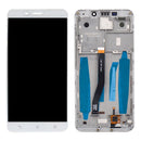 LCD Screen and Digitizer Full Assembly with Frame for Asus ZenFone 3 Laser ZC551KL Z01BD(White)