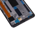 LCD Screen and Digitizer Full Assembly with Frame for Lenovo A5000(Black)