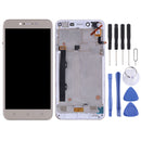 LCD Screen and Digitizer Full Assembly with Frame for Lenovo Vibe K5 Plus A6020A46 A6020l36 A6020l37(Gold)