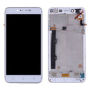 LCD Screen and Digitizer Full Assembly with Frame for Lenovo Vibe K5 Plus A6020A46 A6020l36 A6020l37(White)