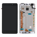 LCD Screen and Digitizer Full Assembly with Frame for Lenovo Vibe P1m P1ma40 P1mc50(White)