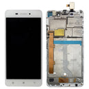 LCD Screen and Digitizer Full Assembly with Frame for Lenovo S60 S60W S60T S60A(White)