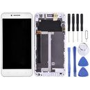 LCD Screen and Digitizer Full Assembly with Frame for Lenovo Vibe C A2020 A2020a40(White)
