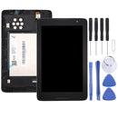 LCD Screen and Digitizer Full Assembly with Frame for Lenovo A8-50 Tablet / A5500 (Black)