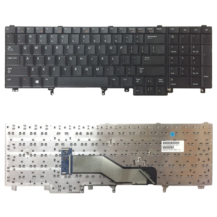 US Version Keyboard for Dell Latitude E6520 E6530 E6540 E5520 E5520M E5530