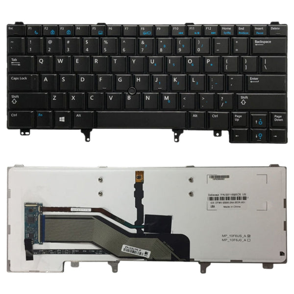 US Version Keyboard with Keyboard Backlight for Dell Latitude E6420 E6320 E6430 E5420 E5430 E6430s