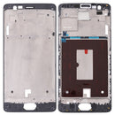 Front Housing LCD Frame Bezel Plate for OnePlus 3 / 3T / A3003 / A3000 / A3100(Black)