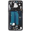 Front Housing LCD Frame Bezel Plate with Side Keys for OnePlus 6(Frosted Black)