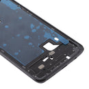 Front Housing LCD Frame Bezel Plate with Side Keys for OnePlus 6(Frosted Black)