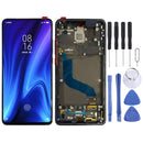 OLED Material LCD Screen and Digitizer Full Assembly with Frame for Xiaomi Redmi K20 / Redmi K20 Pro / 9T Pro(Black)