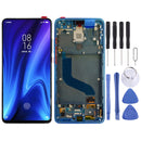 OLED Material LCD Screen and Digitizer Full Assembly with Frame for Xiaomi Redmi K20 / Redmi K20 Pro / 9T Pro(Blue)