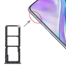 SIM Card Tray + SIM Card Tray + Micro SD Card Tray for OPPO Realme X2(Silver)