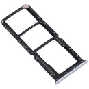 SIM Card Tray + SIM Card Tray + Micro SD Card Tray for OPPO Realme X2(Silver)
