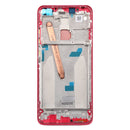 Front Housing LCD Frame Bezel Plate for Xiaomi Redmi K30 5G (Red)