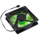 9 inch 3-pin Computer Cooling Fan with Light , Random Color Delivery.(Green)