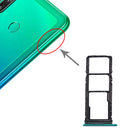 SIM Card Tray + SIM Card Tray + Micro SD Card Tray for Huawei P40 Lite E / Enjoy 10(Green)