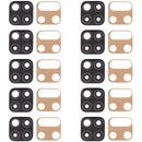 10 PCS Original Back Camera Lens for Huawei P40 Lite (Black)
