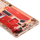 Original Middle Frame Bezel Plate with Side Keys for Huawei P40 Pro (Gold)