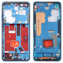 Original Middle Frame Bezel Plate with Side Keys for Huawei P40 Pro (Blue)
