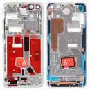 Original Middle Frame Bezel Plate with Side Keys for Huawei P40 Pro (Silver)