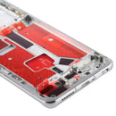 Original Middle Frame Bezel Plate with Side Keys for Huawei P40 Pro (Silver)