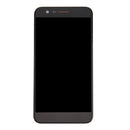 LCD Screen and Digitizer Full Assembly with Frame for LG K10 2017 (Black)