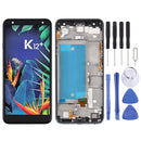 LCD Screen and Digitizer Full Assembly with Frame for LG K40 LMX420 / X4 2019 / K12 Plus,Double SIM (Black)