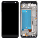 LCD Screen and Digitizer Full Assembly with Frame for LG K40 LMX420 / X4 2019 / K12 Plus,Double SIM (Black)