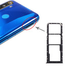 SIM Card Tray + SIM Card Tray + Micro SD Card Tray for OPPO Realme 5(Black)