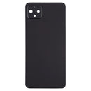 Battery Back Cover with Camera Lens Cover for Google Pixel 4(Black)
