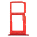 SIM Card Tray + SIM Card Tray / Micro SD Card Tray for Huawei Enjoy 10 Plus (Red)