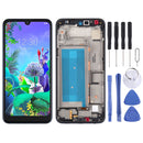 LCD Screen and Digitizer Full Assembly with Frame for LG Q60 X525ZA X525BAW X525HA X525ZAW / LG X6 2019 LMX625N X625N X525,Single SIM (Black)