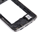 Back Plate Housing Camera Lens Panel with Speaker Ringer Buzzer & Vibrating Motor for LG K7(Black)