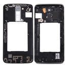 Back Plate Housing Camera Lens Panel with Speaker Ringer Buzzer & Vibrating Motor for LG K7(White)