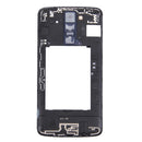 Back Plate Housing Camera Lens Panel with Speaker Ringer Buzzer & Vibrating Motor for LG K8(Black)