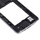 Back Plate Housing Camera Lens Panel with Speaker Ringer Buzzer & Vibrating Motor for LG K8(Black)