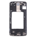 Back Plate Housing Camera Lens Panel with Speaker Ringer Buzzer & Vibrating Motor for LG K8(Gold)