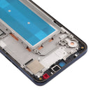 Front Housing LCD Frame Bezel Plate for LG K50 / K12 MAX / LMX520BMW / LMX520EMW(Double SIM Version) (Black)