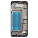 Front Housing LCD Frame Bezel Plate for LG K50 / K12 MAX / LMX520BMW / LMX520EMW(Double SIM Version) (Blue)