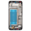 Front Housing LCD Frame Bezel Plate for LG K50 / K12 MAX / LMX520BMW / LMX520EMW(Double SIM Version)(Silver)