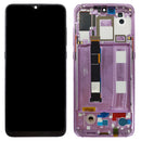 Original AMOLED Material LCD Screen and Digitizer Full Assembly with Frame for Xiaomi Mi 9 (Pink)
