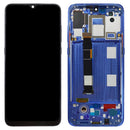 Original AMOLED Material LCD Screen and Digitizer Full Assembly with Frame for Xiaomi Mi 9 (Blue)