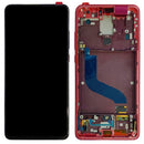 Original AMOLED Material LCD Screen and Digitizer Full Assembly with Frame for Xiaomi 9T Pro / Redmi K20 Pro / Redmi K20(Red)