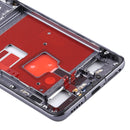 Original Middle Frame Bezel Plate with Side Keys for Huawei P40 (Black)