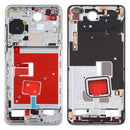 Original Middle Frame Bezel Plate with Side Keys for Huawei P40 (Silver)